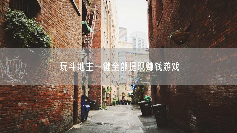 玩斗地主一键全部提现赚钱游戏